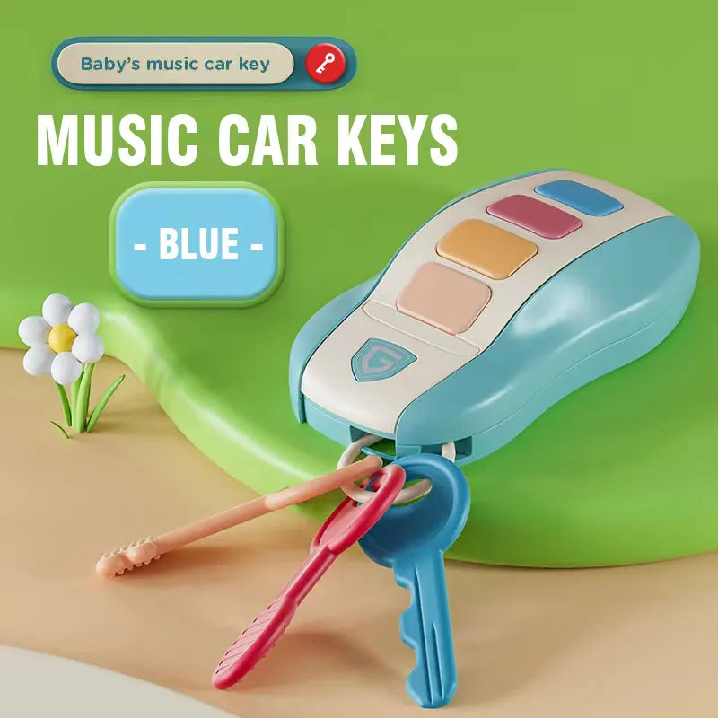 Simulation Toy Pretend Play Musical Car Key Vocal Smart Cars Pretend Play with Music Educational Children Toys for Baby Kid Gift