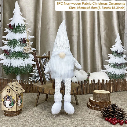 Gnome Christmas Doll Elf Merry Christmas Decorations For Home 2024 Cristmas Ornament Xmas Navidad Natal Happy New Year Gift 2025