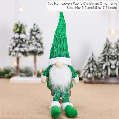 Gnome Christmas Doll Elf Merry Christmas Decorations For Home 2024 Cristmas Ornament Xmas Navidad Natal Happy New Year Gift 2025