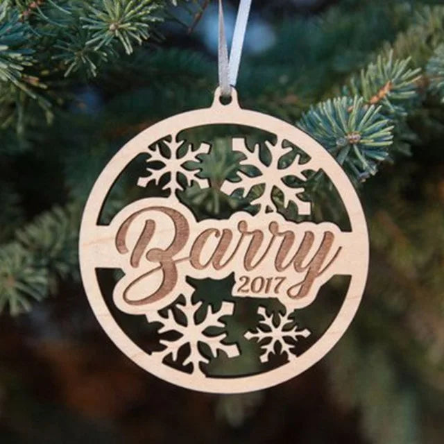 Wooden Ornaments Personalized Gifts Christmas Ornament Christmas Decoration Gifts Family Gifts Holiday Ornament With Name Person
