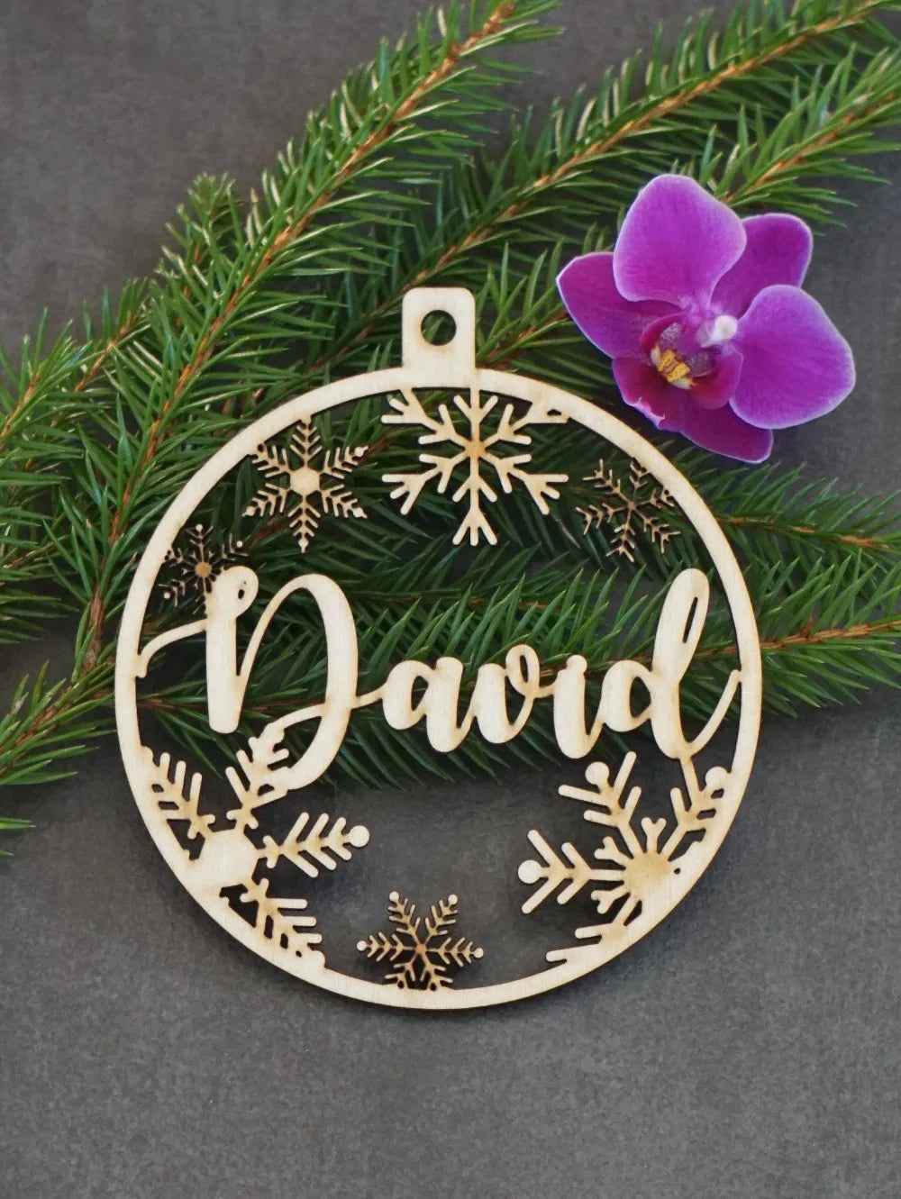 Wooden Ornaments Personalized Gifts Christmas Ornament Christmas Decoration Gifts Family Gifts Holiday Ornament With Name Person