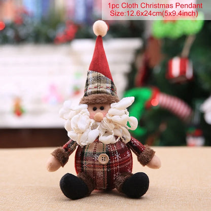 Gnome Christmas Doll Elf Merry Christmas Decorations For Home 2024 Cristmas Ornament Xmas Navidad Natal Happy New Year Gift 2025