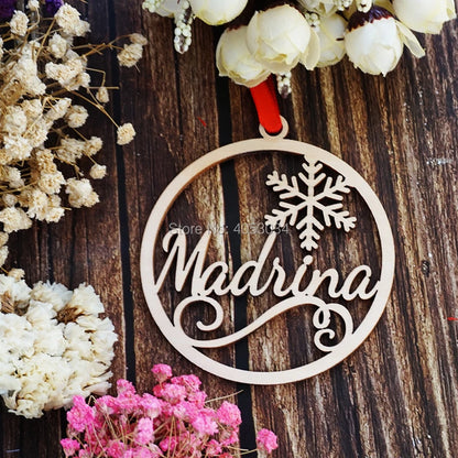 Wooden Ornaments Personalized Gifts Christmas Ornament Christmas Decoration Gifts Family Gifts Holiday Ornament With Name Person