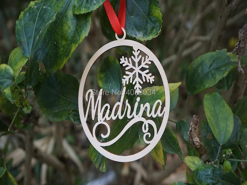 Wooden Ornaments Personalized Gifts Christmas Ornament Christmas Decoration Gifts Family Gifts Holiday Ornament With Name Person