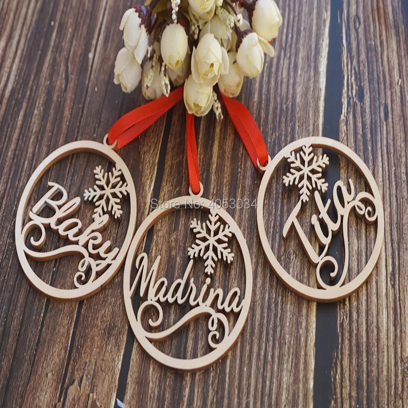 Wooden Ornaments Personalized Gifts Christmas Ornament Christmas Decoration Gifts Family Gifts Holiday Ornament With Name Person