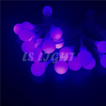 10M 100 LED Globe String Lights Warm White/White Ball Fairy for Party Christmas Wedding New Year Indoor&outdoor Decoration