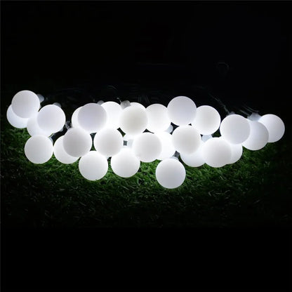 10M 100 LED Globe String Lights Warm White/White Ball Fairy for Party Christmas Wedding New Year Indoor&outdoor Decoration