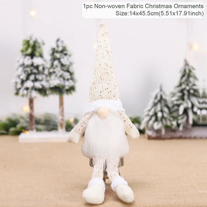 Gnome Christmas Doll Elf Merry Christmas Decorations For Home 2024 Cristmas Ornament Xmas Navidad Natal Happy New Year Gift 2025