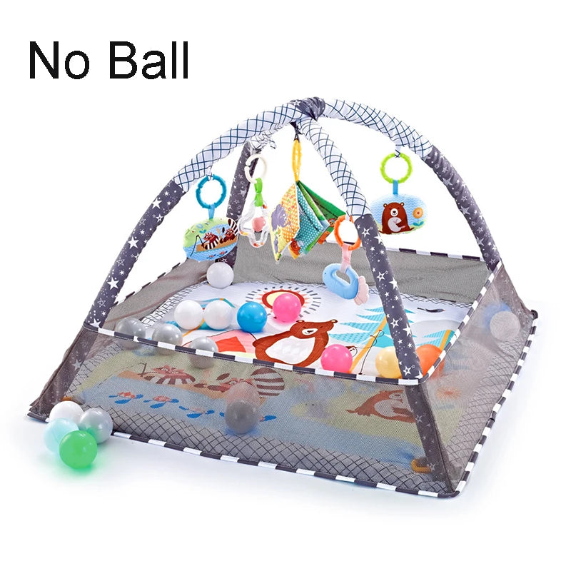 Multifunctional Fitness Frame For Children Educational Mat Crawling Blanket Infant Play Rug Kids Activity Mat Gym Baby Toys Gift