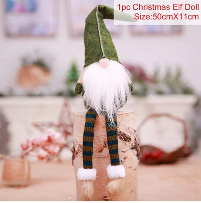 Gnome Christmas Doll Elf Merry Christmas Decorations For Home 2024 Cristmas Ornament Xmas Navidad Natal Happy New Year Gift 2025