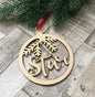 Wooden Ornaments Personalized Gifts Christmas Ornament Christmas Decoration Gifts Family Gifts Holiday Ornament With Name Person