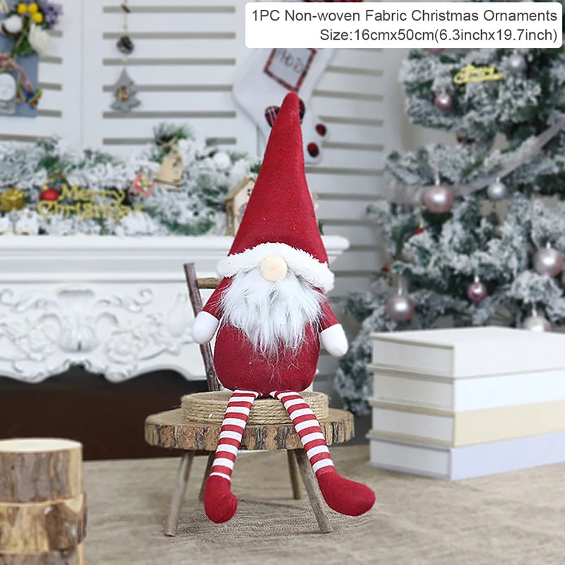 Gnome Christmas Doll Elf Merry Christmas Decorations For Home 2024 Cristmas Ornament Xmas Navidad Natal Happy New Year Gift 2025