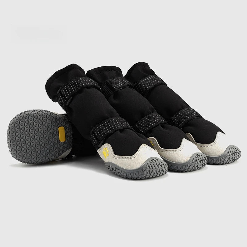 Pet dog shoes are cold-resistant and frost-resistant, providing warmth in winter. Long dog boots and shoes