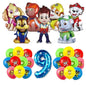 Paw Patrol Decoration For Birthday Paw Patrol Party Supplies Set Tableware Napkins Plates Balloons Decor Party Favors Gift Boy