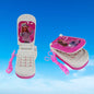 Children's Retro Simulation Flip Cover Electronic Light Music Mobile Phone Toy Parent-Child Interactive Holiday Gift