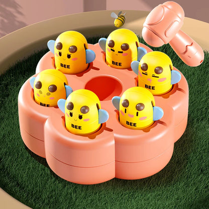 Baby Mole Hammer Whack Toy Kids Cute Animal Hand Percussion Sound Educational Sensory Develop Toys for 3 Year Children Gifts