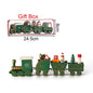 Christmas Wood Train Decoration,Christmas Ornaments With Moving Train,Home Noel,Happy New Year 2025 Gifts
