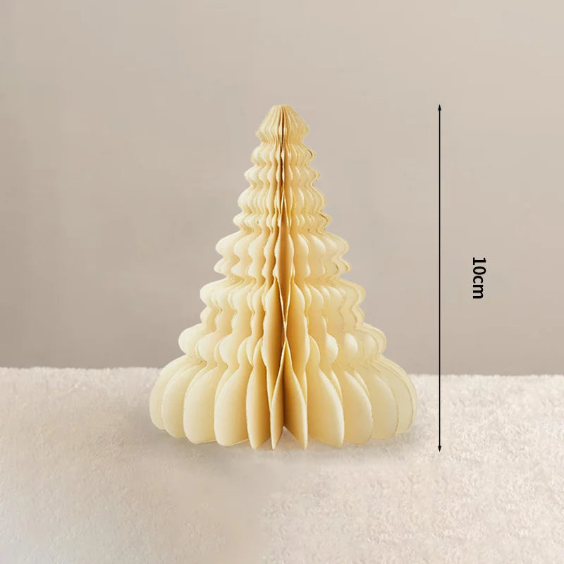 Christmas Tree Ornament Christmas Decoration 2026 3D Honeycomb Ball Desk Accessories Xmas Tree Navidad Decoraciones