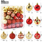 50Pcs/box Christmas Balls Christmas Tree Ornaments Ball Xmas Hanging Tree Pendants Home Decor 2025 New Year Gift Noel Navidad