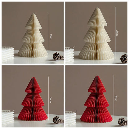 Christmas Tree Ornament Christmas Decoration 2026 3D Honeycomb Ball Desk Accessories Xmas Tree Navidad Decoraciones