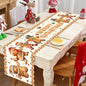 Santa Claus Christmas Table Runner Christmas Decorations For Home 2025 Xmas Table Flag Navidad Noel Gifts New Year Tablecloth