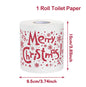 Christmas Toilet Roll Paper Happy 2026 New Year Christmas Supplies Xmas Tissue Roll Napkin Kitchen Tool Home Decoration New Year