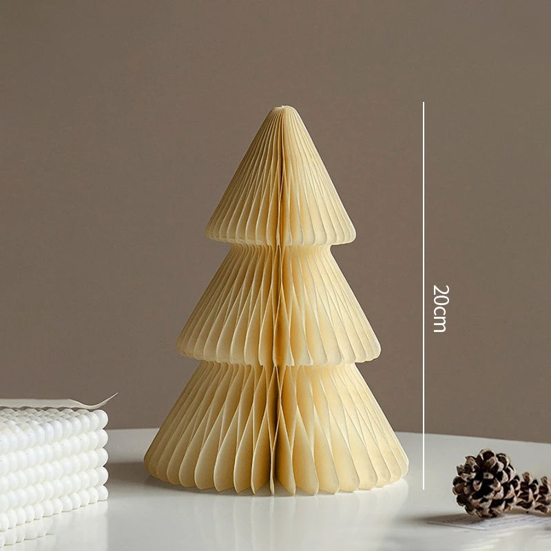 Christmas Tree Ornament Christmas Decoration 2026 3D Honeycomb Ball Desk Accessories Xmas Tree Navidad Decoraciones
