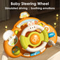 1pcs Baby Steering Wheel Toy,Early Education Educational Simulated driving toys, Lighting, sounding musical toys