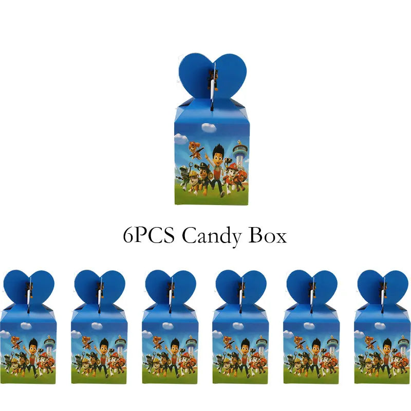 Paw Patrol Decoration For Birthday Paw Patrol Party Supplies Set Tableware Napkins Plates Balloons Decor Party Favors Gift Boy