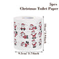 Christmas Toilet Roll Paper Happy 2026 New Year Christmas Supplies Xmas Tissue Roll Napkin Kitchen Tool Home Decoration New Year