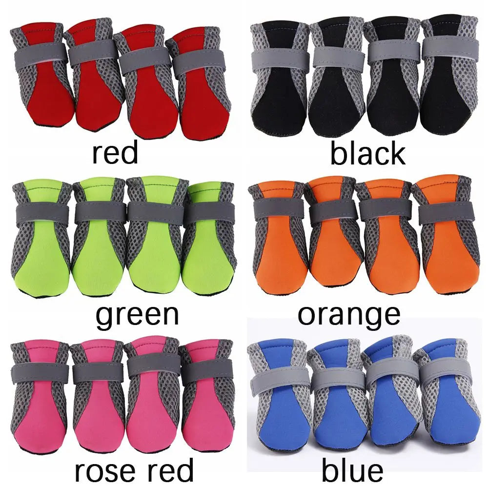 Pet Dog Boots for Small Breeds - Waterproof Puppy Shoes with Soft Sole, Anti-Slip Rain Boots for Chihuahua/Cats