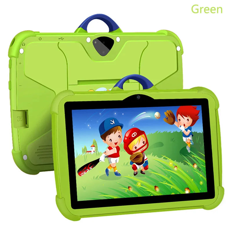 7 Inch Kids Tablet PC with Android 13 Quad Core 4GB RAM 64GB ROM Educational Learning Children's Favorite Cheap Simple Design