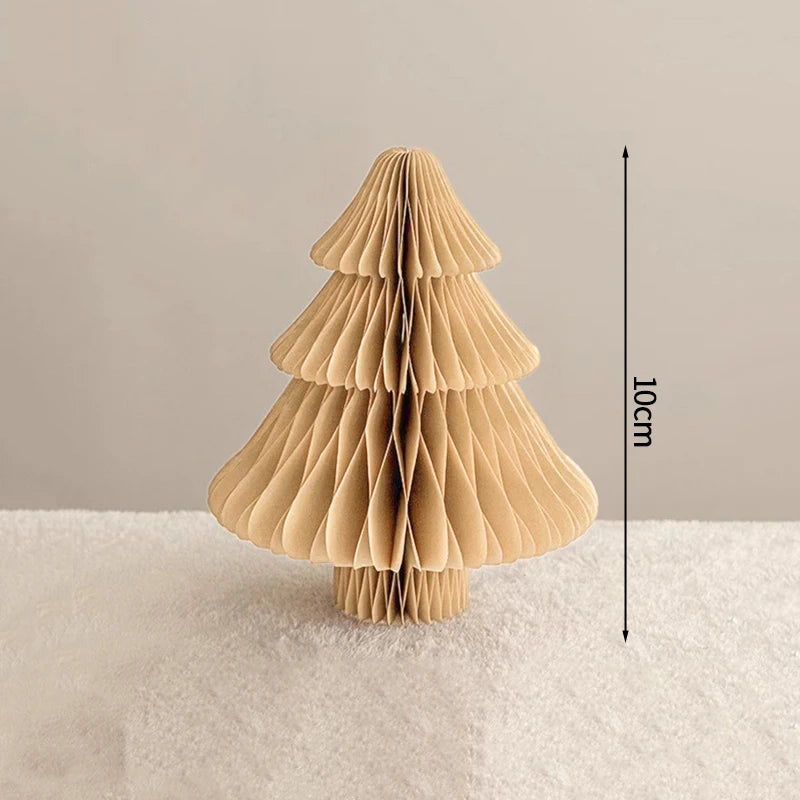 Christmas Tree Ornament Christmas Decoration 2026 3D Honeycomb Ball Desk Accessories Xmas Tree Navidad Decoraciones