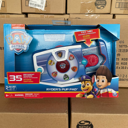 Original PAW Patrol Ryder Pup Pad Tablet Mission Launcher Rescue Team Dog Calling Pad Kids Toys Cosplay Sounding Toys Anime Doll