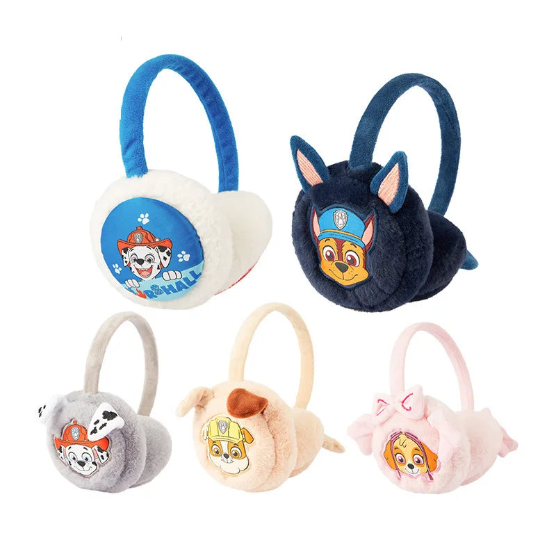 Paws Patrols Plushes Earmuffs Kids Anime Chase Skye Ear Cover for Winter Boys Girls Warm Ear Muffs Children Christmas Gift New