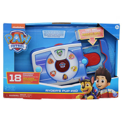 Original PAW Patrol Ryder Pup Pad Tablet Mission Launcher Rescue Team Dog Calling Pad Kids Toys Cosplay Sounding Toys Anime Doll