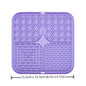 Pet Dog Cat Licking Pad Licking Pad Anti Choking Slow Food Utensils Slow Food Bowl Licking Plate Pet Cat Yogurt Meal Mat
