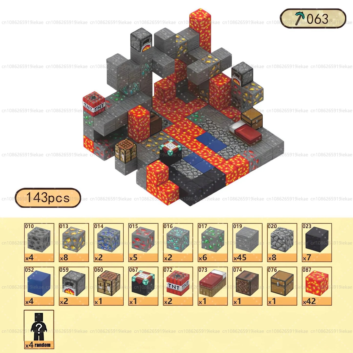 Magnetic Building Blocks Kid Toys Magnet Cube Set Mine World for Age 3+ Boys Girls DIY Model Children Magnets Toys Sensory Gifts