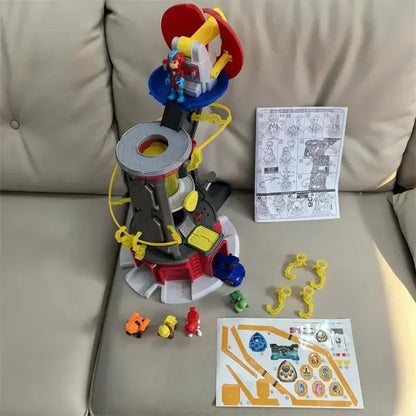 Paw Patrol Toy Set Cartoon Anime Figures Patrol Canine Chase Skye Rebound Bicycle Home Decoration Kids Christmas Birthday Gifts