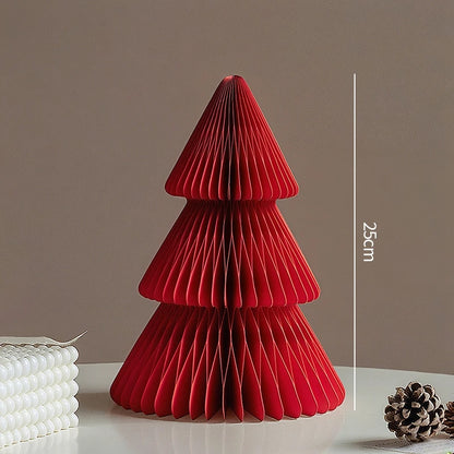 Christmas Tree Ornament Christmas Decoration 2026 3D Honeycomb Ball Desk Accessories Xmas Tree Navidad Decoraciones