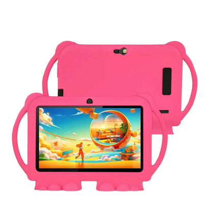 2025 New 7 Inch Kids Tablet with Cartoon Proof Case 5G WiFi Google Learning Education Tablet PC 4GB RAM 64GB ROM 4000mAh