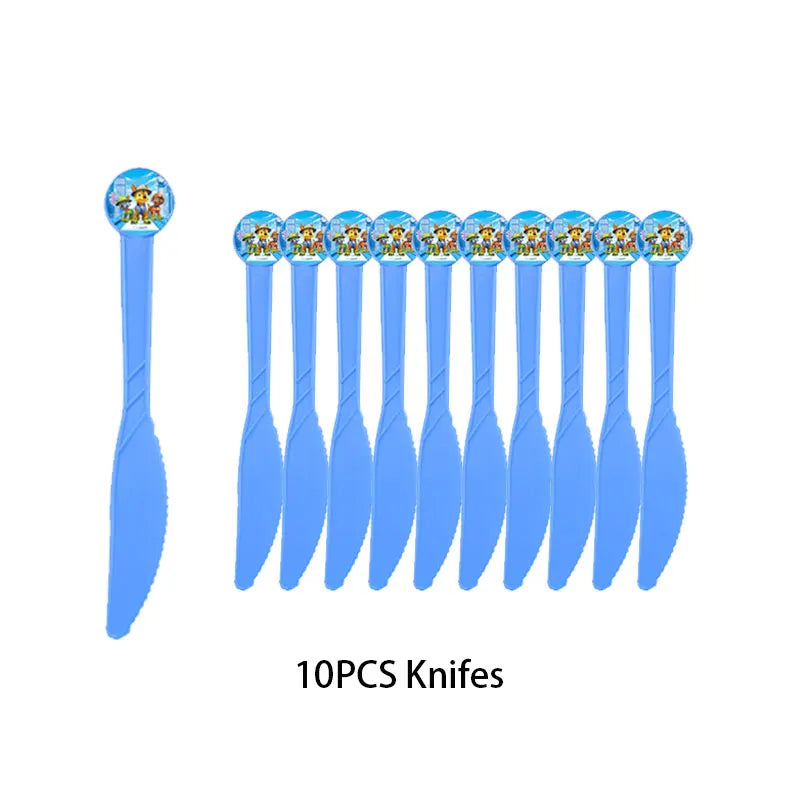 Paw Patrol Decoration For Birthday Paw Patrol Party Supplies Set Tableware Napkins Plates Balloons Decor Party Favors Gift Boy