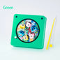 Mini Children's Fishing Toy Magnetic Fishing Rod Windup Chain Spinning Wheel Exercise Children's Hand Eye Coordination Ability