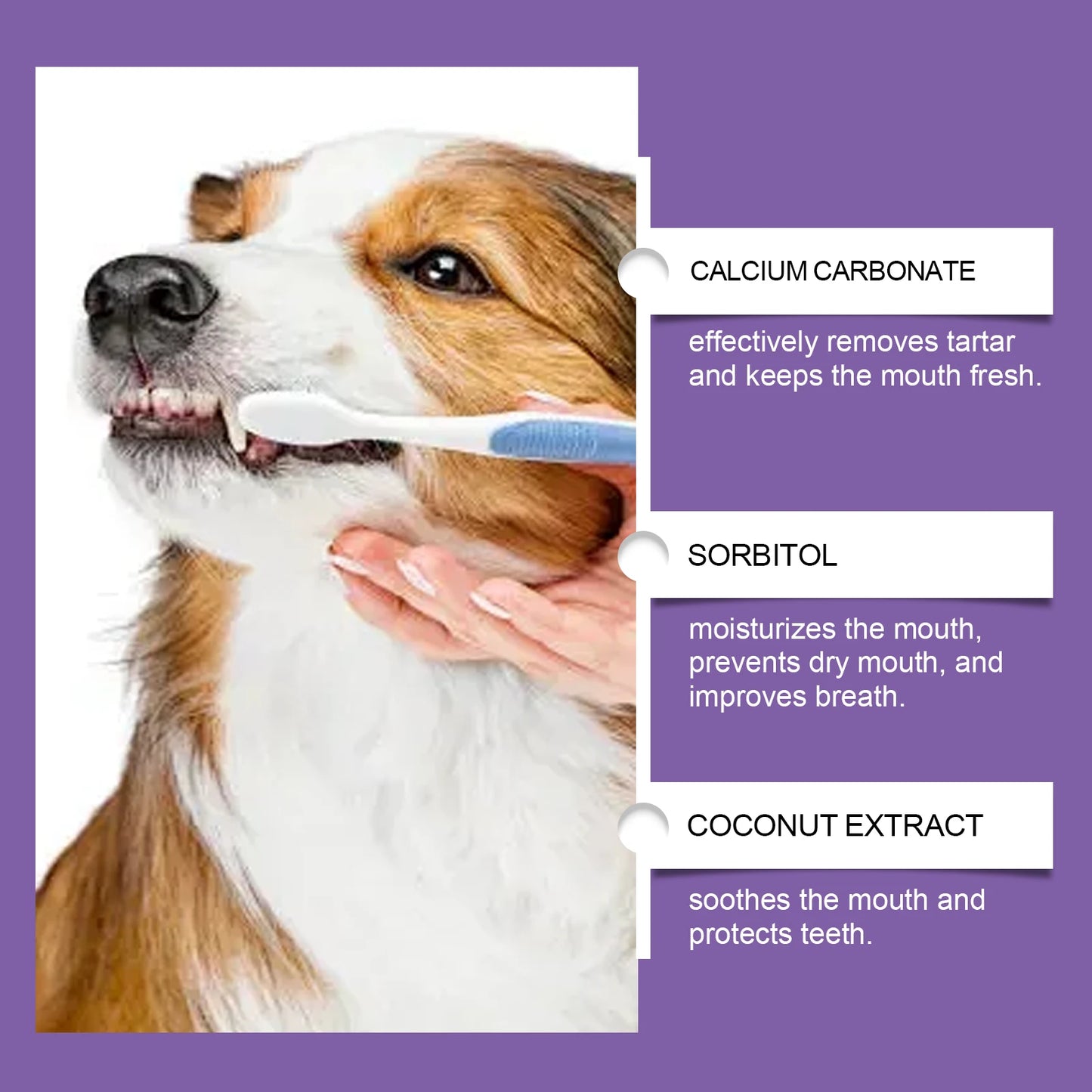 Probiotic Toothpaste for Pets:Eliminates Plaque,Freshens Breath,Gentle Teeth Cleaning&Oral Care,Shared by All Household Pets