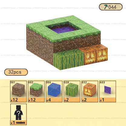 Magnetic Building Blocks Kid Toys Magnet Cube Set Mine World for Age 3+ Boys Girls DIY Model Children Magnets Toys Sensory Gifts