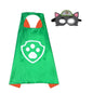 Cartoon Paw Patrol Toy Set Halloween Marshall Character Party Cosplay  Cosplay  Costume Patrola Kanina Mask Cloak Kid’s Toys