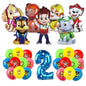 Paw Patrol Decoration For Birthday Paw Patrol Party Supplies Set Tableware Napkins Plates Balloons Decor Party Favors Gift Boy