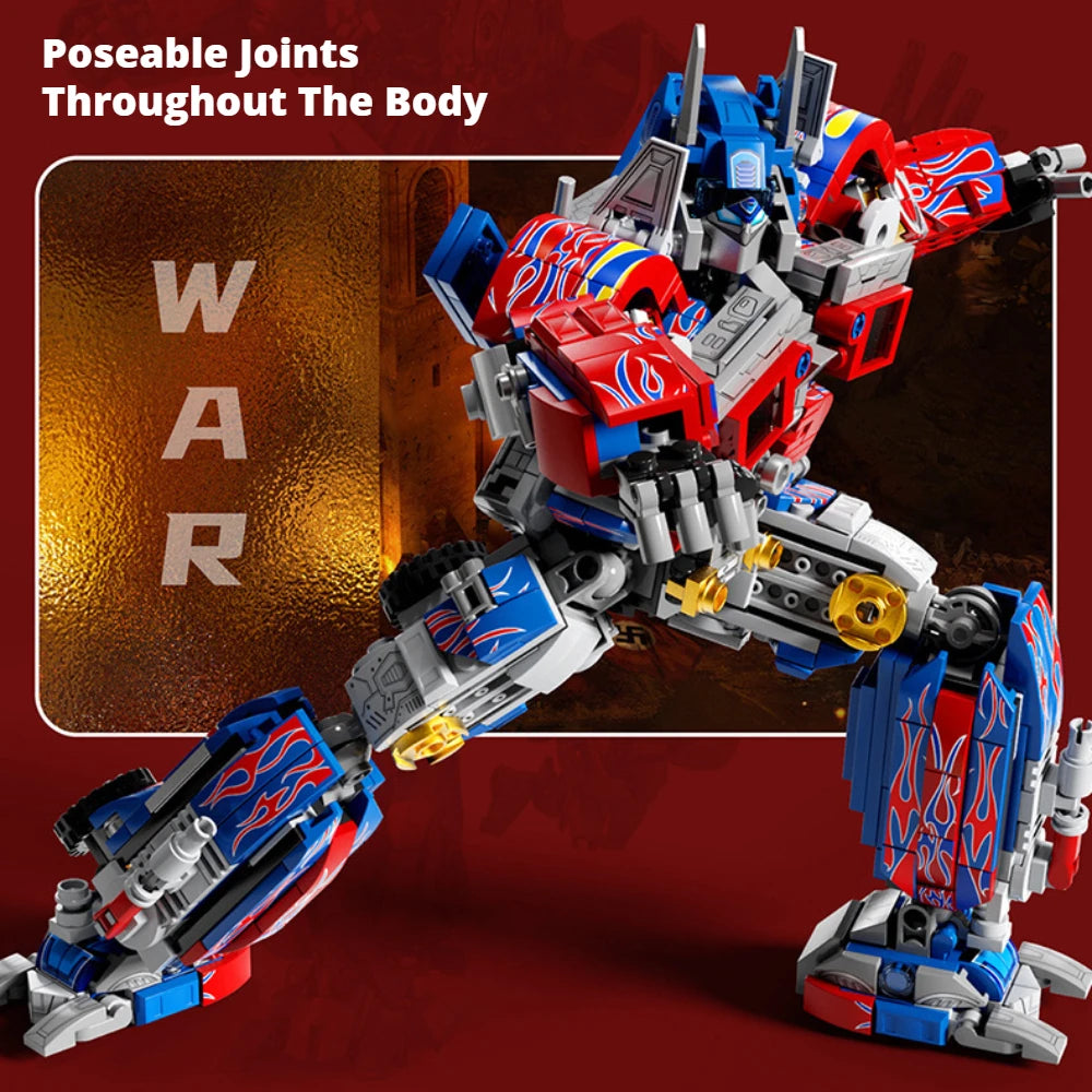 Deformation Race Cars Building Blocks PrimeTrucks Trailers Robots Kits Child Kids Toys For Boys Adults Christmas Gifts