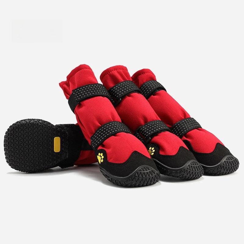 Pet dog shoes are cold-resistant and frost-resistant, providing warmth in winter. Long dog boots and shoes