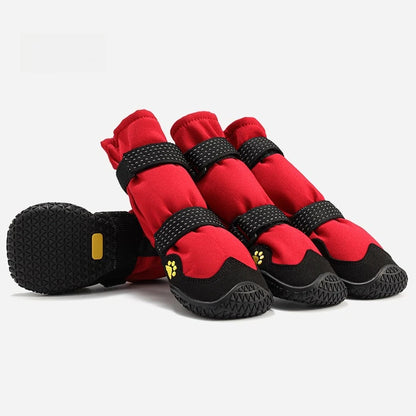 Pet dog shoes are cold-resistant and frost-resistant, providing warmth in winter. Long dog boots and shoes